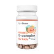 GymBeam B-kompleks dla dzieci, tabletki do ssania, smak morelowy, 120 szt.