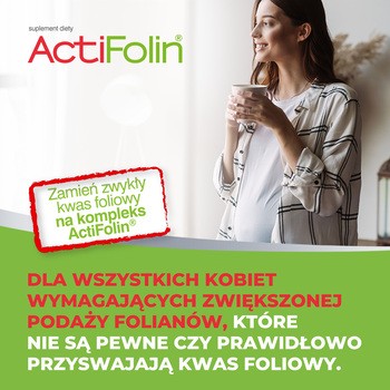 ActiFolin, 0,8 mg, tabletki powlekane, 90 szt.