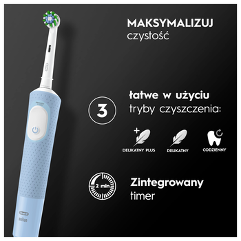 Oral-B, Pro Vitality, blue, szczoteczka elektryczna