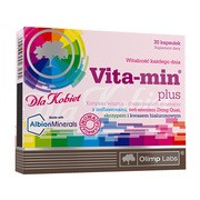 Olimp Vita-Min Plus dla kobiet, kapsułki z kwasem hialuronowym, 30 szt  https://azcdn.doz.pl/image/d/product/47c3a283-scale-180x180.png