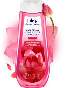 Luksja Aroma Senses, żel pod prysznic, Lotus Flower & White Tea, 500 ml