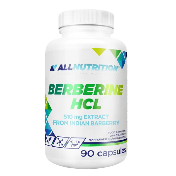 Berberyna HCl 500 mg 90 kapsułek [ALLNUTRITION] - ALLNUTRITION