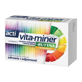 Acti Vita-miner+Rutyna, tabletki, 60 szt.