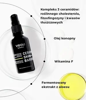 Veoli Botanica Ceramide Skin Barrier, krem regenerująco-odbudowujący, 40 ml