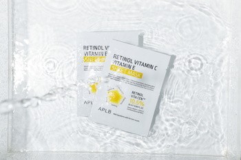 APLB Retinol Vitamin C Vitamin E Sheet Mask, maska w płachcie na twarz z retinolem oraz witaminami C i E, 25 ml