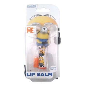 Minionek, balsam do ust, 3D, bananowy, 4,5 g