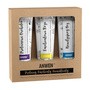Zestaw odżywek do wysokiej porowatości Anwen, proteinowa orchidea + emolientowa róża + nawilżający bez, 3x100 ml