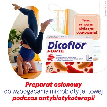 Dicoflor Forte, kapsułki, 40 szt.
