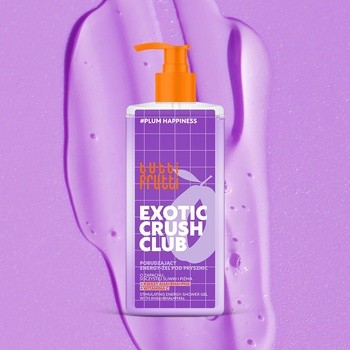 Farmona Tutti Frutti #PlumHappiness, pobudzające energy-żel pod prysznic + kwasy AHA+BHA+PHA, 400 ml