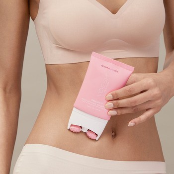 Voesh, Smooth’d Body, wygładzający krem do ciała z rollerem, 100 ml