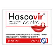 Hascovir Control, 200 mg, tabletki, 25 szt.