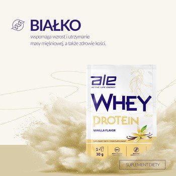 ALE Whey Protein Vanilla Flavor, proszek, 30 g