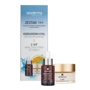 Zestaw Sesderma, Hidraderm Hyal, serum liposomowe, 30 ml + C-Vit, nawilżający krem do twarzy, 50 ml