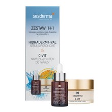 Zestaw Sesderma, Hidraderm Hyal, serum liposomowe, 30 ml + C-Vit, nawilżający krem do twarzy, 50 ml