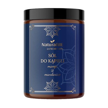 NaturalME Luxury SPA, sól do kąpieli, mango & mandarine, 460 g
