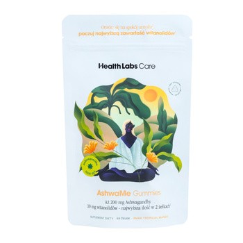 Health Labs AshwaMe Gummies, żelki, smak mango, 60 szt.