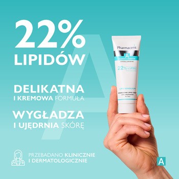Pharmaceris A Lipo-Sensilium, odżywczy krem lipidowy z niacynamidem do twarzy, 50 ml