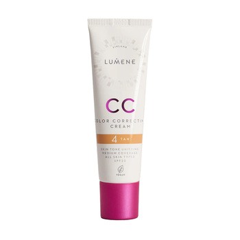 Lumene CC Color Correcting Cream, korygujący krem CC SPF 20, 4 Tan (N) , 30 ml