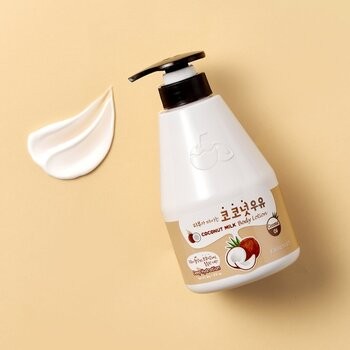 Kwailnara Coconut Milk Body Lotion, intensywnie nawilżający balsam do ciała, 560 g