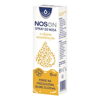 Noson, spray do nosa z olejem sezamowym, 15 ml