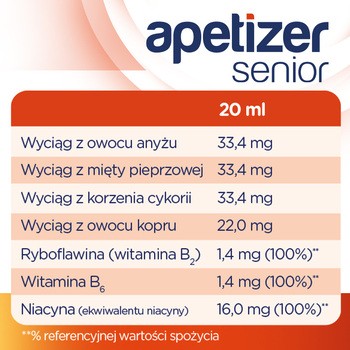 Apetizer Senior, syrop, 100 ml