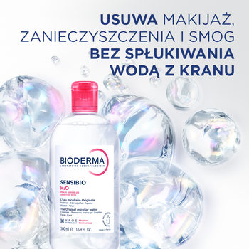 Bioderma Sensibio H2O, woda micelarna do skóry wrażliwej, 500 ml