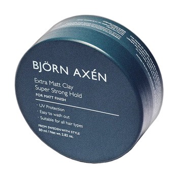 Björn Axén, Extra Matt Clay Super Strong Hold, mocno utrwalająca matowa glinka do włosów, 80 ml
