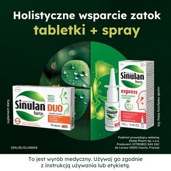 Sinulan Duo Forte, tabletki powlekane, 60 szt.