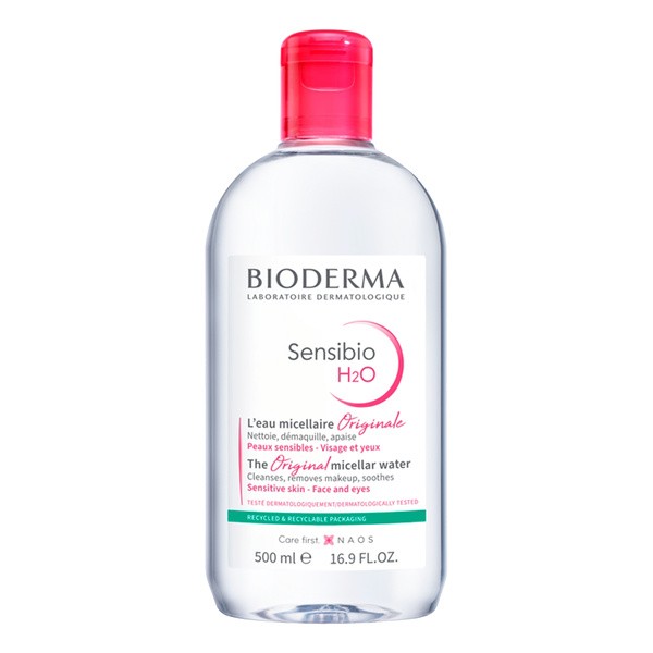 Bioderma Sensibio H2O 500ml 9本 Bioderma Sensibio H20, woda micelarna do oczyszczania twarzy