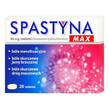 Spastyna Max, 80 mg, tabletki, 20 szt.