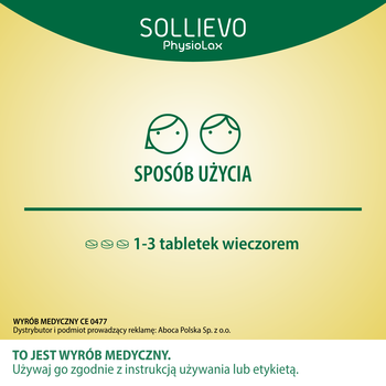Sollievo PhysioLax, fizjologiczne leczenie zaparć, tabletki, 27 szt.