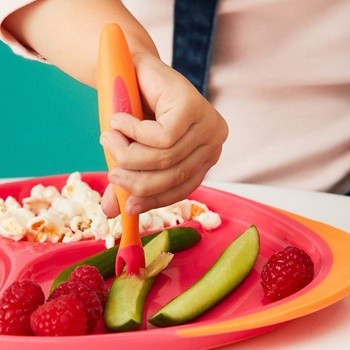 B.box, pierwsze sztućce dla niemowląt, Strawberry Shake, 1 szt.