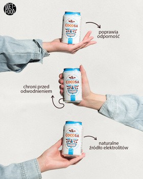 Diet-Food, Cocosa, Woda kokosowa niegazowana, 330 ml