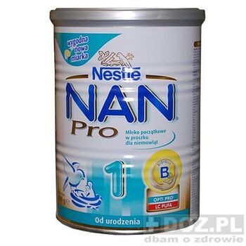 Mleko Nan Pro 1, proszek, od urodzenia, 400 g