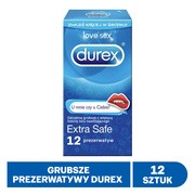 Durex Emoji Extra Safe, prezerwatywy, 12 szt.