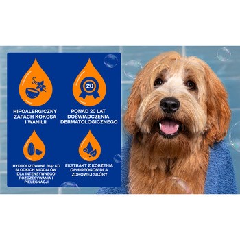 Douxo Spa 2in1, ultra-bezpieczny szampon z odżywką dla psów, 250 ml