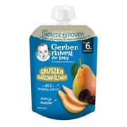 Gerber Natural, Deserek Gruszka suszona śliwka, tubka, 6 m+, 80 g https://azcdn.doz.pl/image/d/product/b78bd7d4-scale-180x180.png