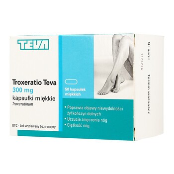 Troxeratio Teva, 300 mg, kapsułki miękkie, 50 szt.