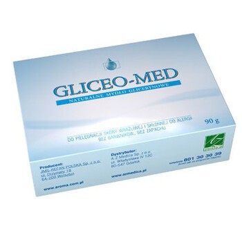 Gliceo-med, mydło, naturalne, glicerynowe, 90 g
