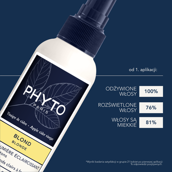 Phyto Blond, spray rozświetlający do włosów blond, 150 ml