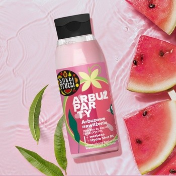Farmona Tutti Frutti, mleczko do kąpieli i pod prysznic, arbuz nawilżający, 400 ml