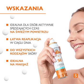 Pharmaceris S Transparent Mist Protect, antyoksydacyjna mgiełka ochronna do twarzy SPF 50+, 75 ml