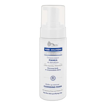 Ava Pore Solutions, oczyszczająca pianka do demakijażu, 150 ml
