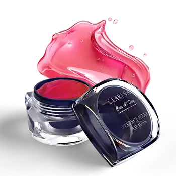 Claresa Care All Day Perfect Jelly Lip Mask, intensywnie regenerująca żelowa maska do ust, Vanilla Cherry, 8 g