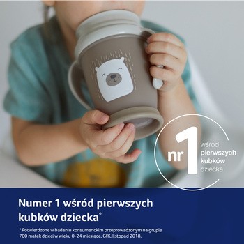 Lovi, kubek 360°Junior z uchwytem, Buddy Bear, 250 ml