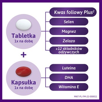 Femibion 2 Ciąża, tabletki powlekane + kapsułki miękkie, 28 szt. + 28 szt.