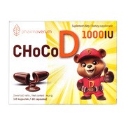 CHoCoD 1000 IU, kapsułki miękkie do żucia, smak czekoladowy, 60 szt. https://azcdn.doz.pl/image/d/product/302163c0-scale-180x180.png