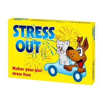 Stress Out, preparat uspokajający dla psów i kotów, 10 tabl.