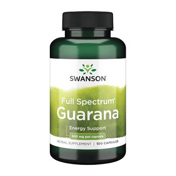Swanson Guarana, kapsułki, 100 szt.