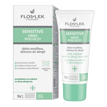 Flos-Lek Sensitive, krem pod oczy do skóry wrażliwej, 30 ml